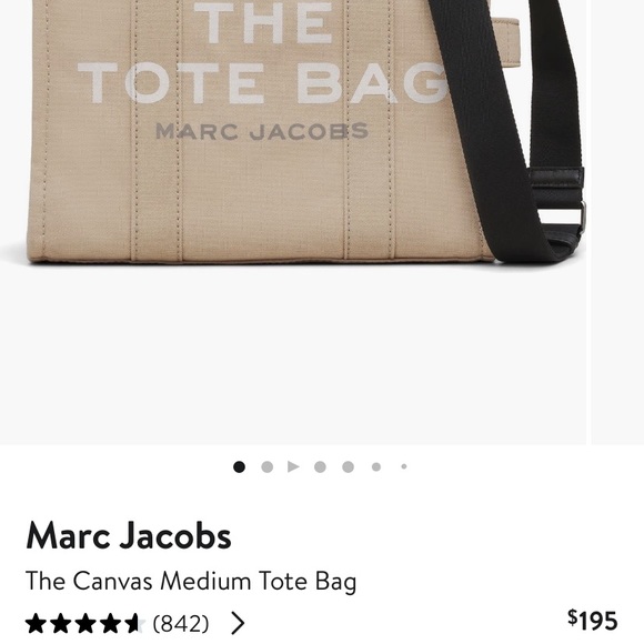 Marc Jacobs Medium Canvas Tote!! - Picture 6 of 6